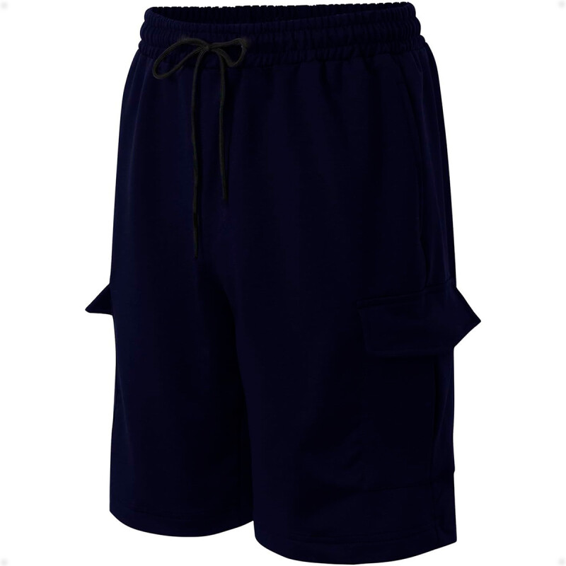 Short Bermuda Deportivo Cargo Azul