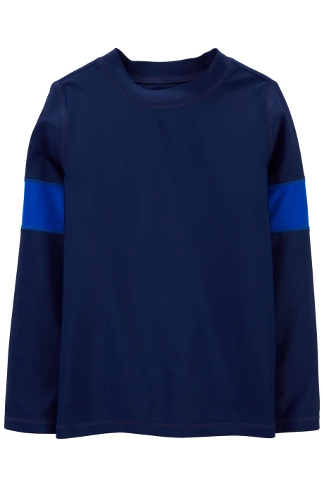 Remera de baño manga larga con protección UPF 50+, azul Remera de baño manga larga con protección UPF 50+, azul