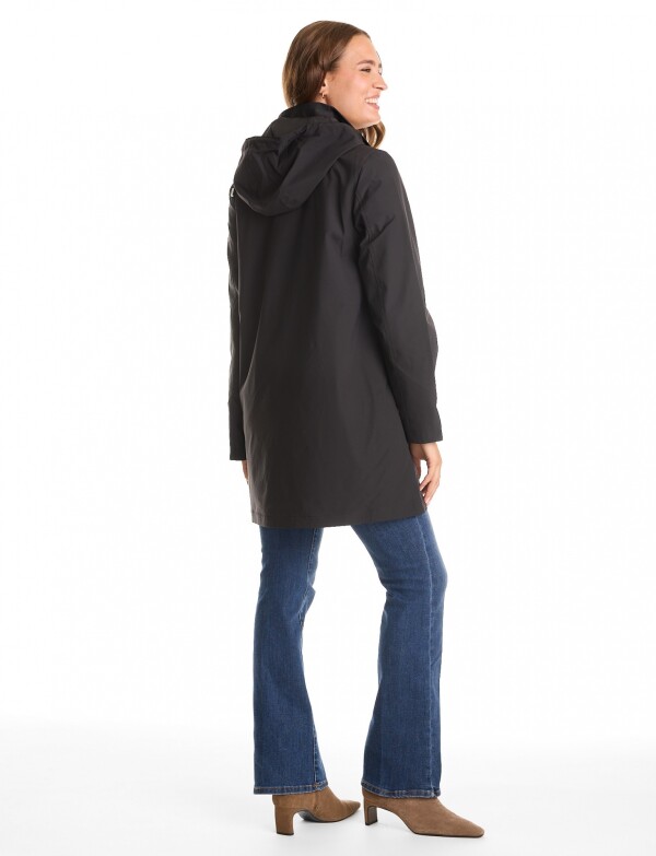 Gabardina Impermeable NEGRO