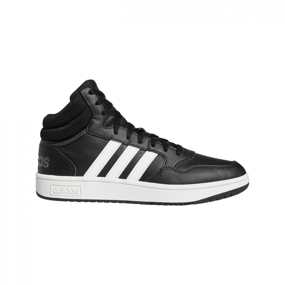 Championes Hoops 3.0 Alto de Hombre - Negro 
