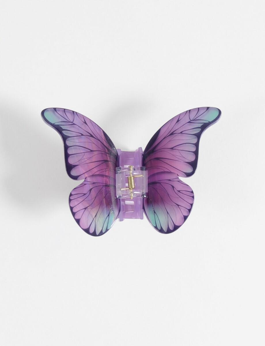 Broche mariposa - lila 