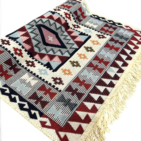 Alfombra Boho reversible 90x60 cm 12 Alfombra Boho reversible 90x60 cm 12