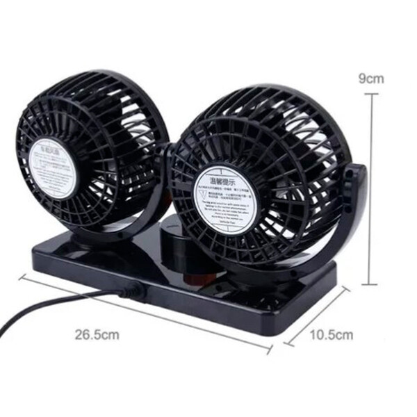 Ventilador Doble Para Automóvil Xm-t304 OLT VENTILADOR DOBLE PARA AUTO T304