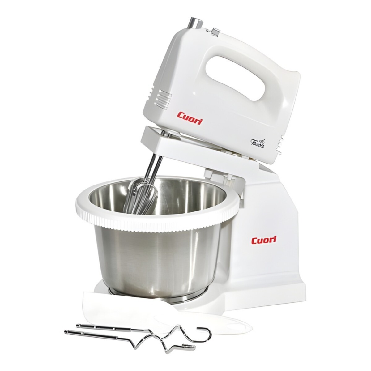 Batidora con Amasadores y Bowl Giratorio Cuori Tosca 200W 