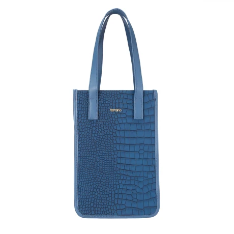 Matera Bolsito Terrano Croco con Bolsillo AZUL