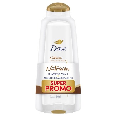 Shampoo Dove Oleo Nutrición 750 Ml. + Acondicionador 400 Ml. Shampoo Dove Oleo Nutrición 750 Ml. + Acondicionador 400 Ml.