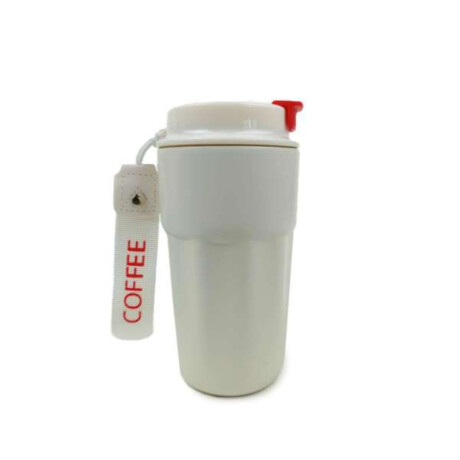 Vaso térmico con asa Blanco