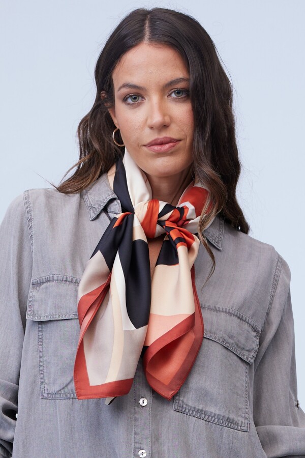 Pashmina Print TERRACOTA/MULTI