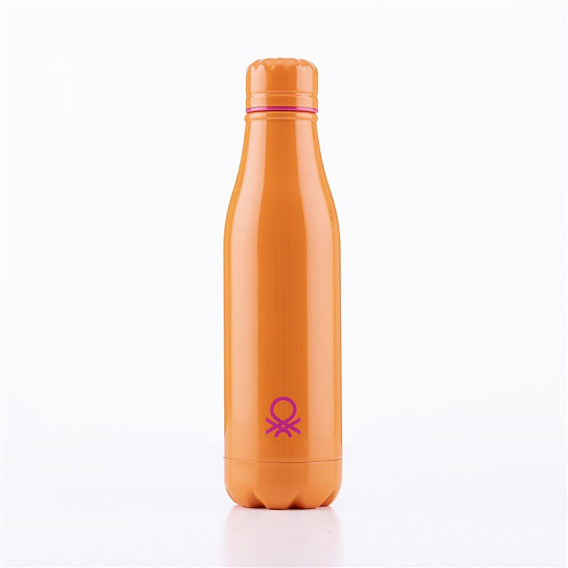 Botella Térmica Benetton Acero Inox 500ml Naranja