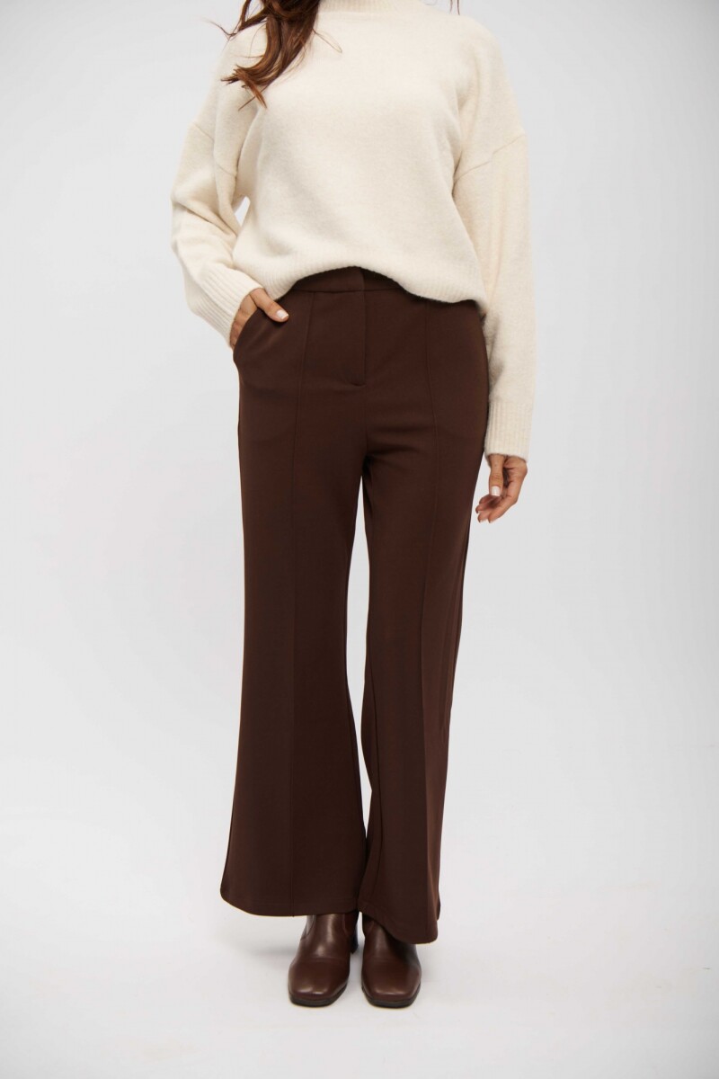 PANTALON MALIKA MARRON
