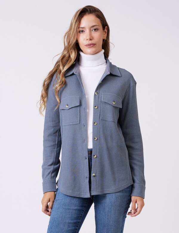 Sobrecamisa Texturada GRIS