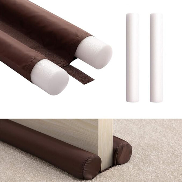Zocalo Burlete Doble Espuma Ajustable Bajo Puerta 85 Cm Zocalo Burlete Doble Espuma Ajustable Bajo Puerta 85 Cm