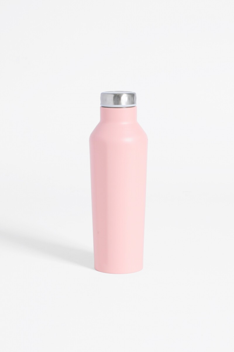 Botella de acero 500 ml rosa