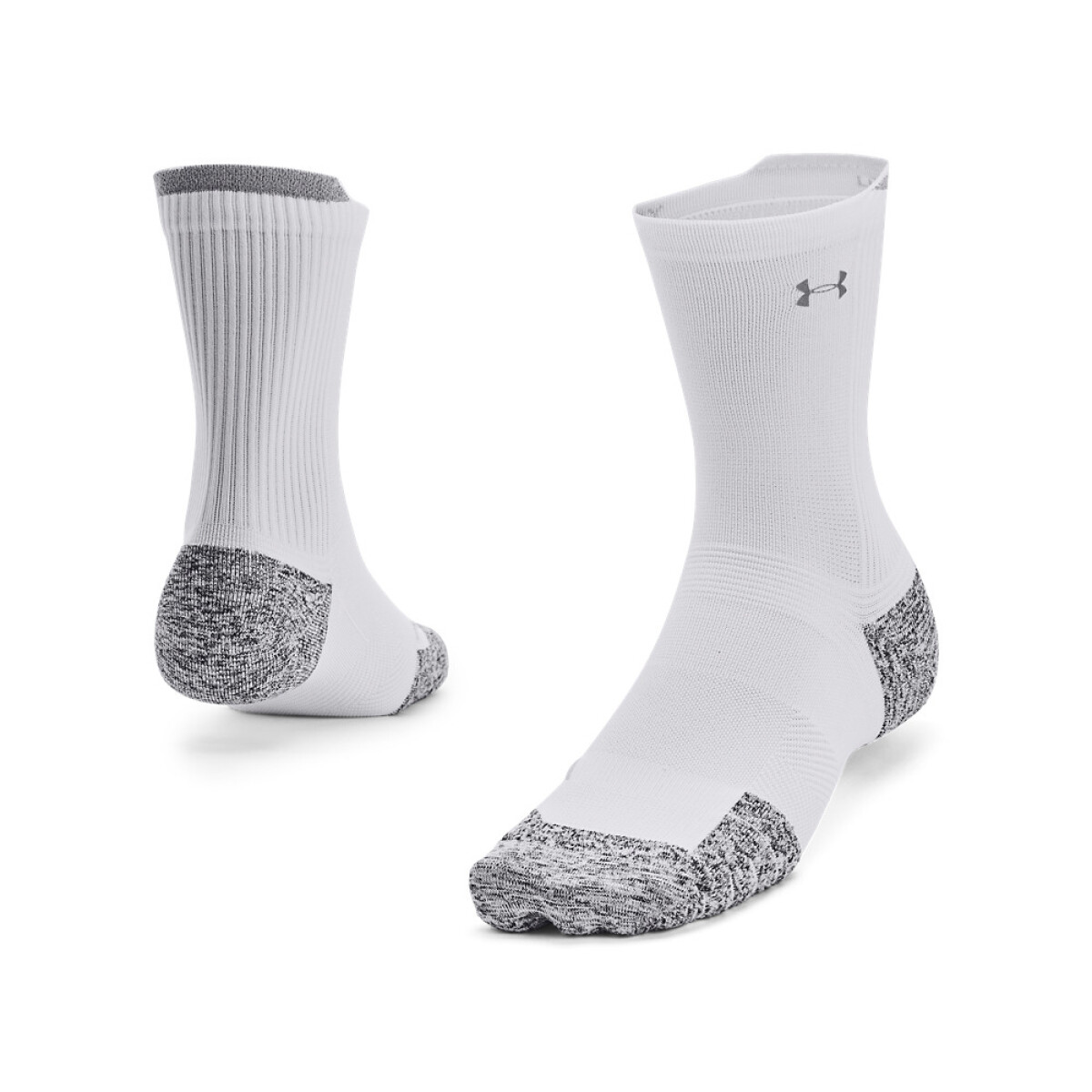 UA AD Run Cushion 1pk Mid-WHT - WHT-100 