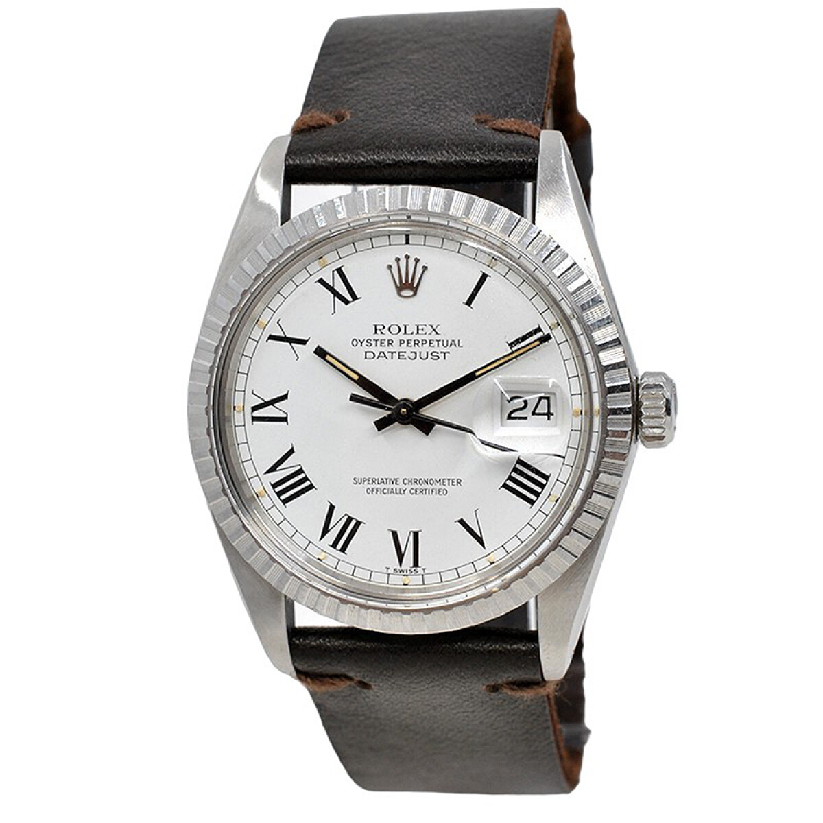 Rolex Datejust 16030 Año 1984. Caja 36 Mm.Malla De Cuero 