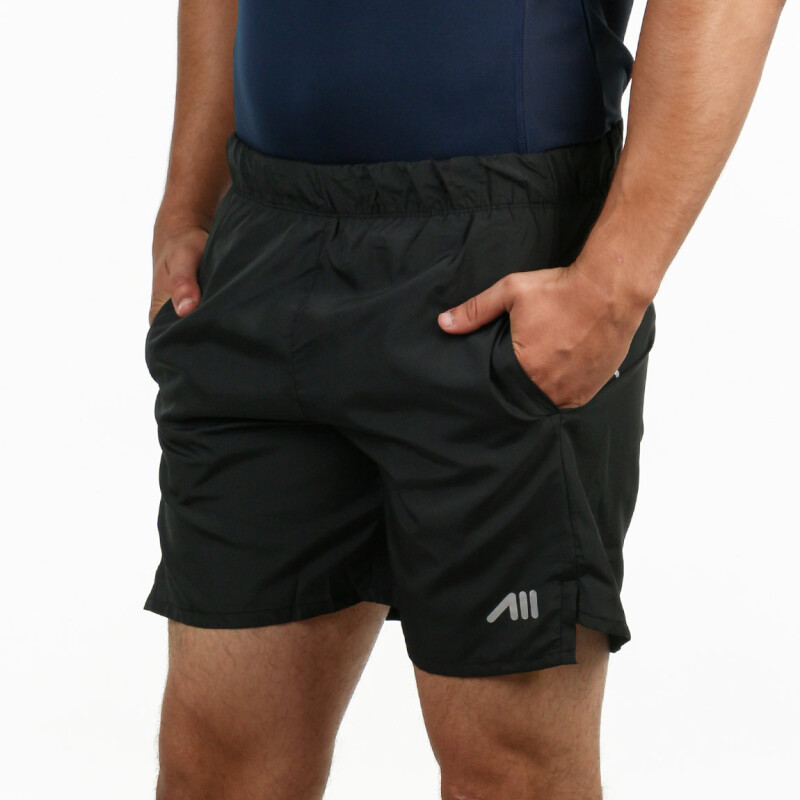 Austral MEN DRIFIT SHORT - BLACK Negro-Negro
