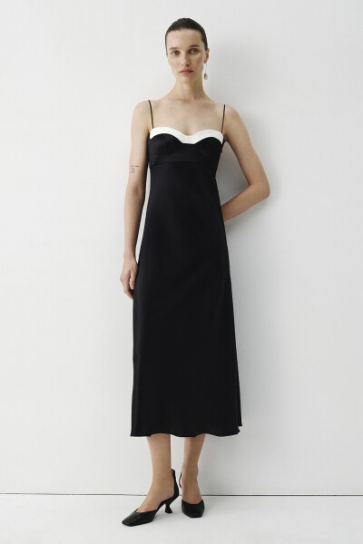 VESTIDO LARGO Negro