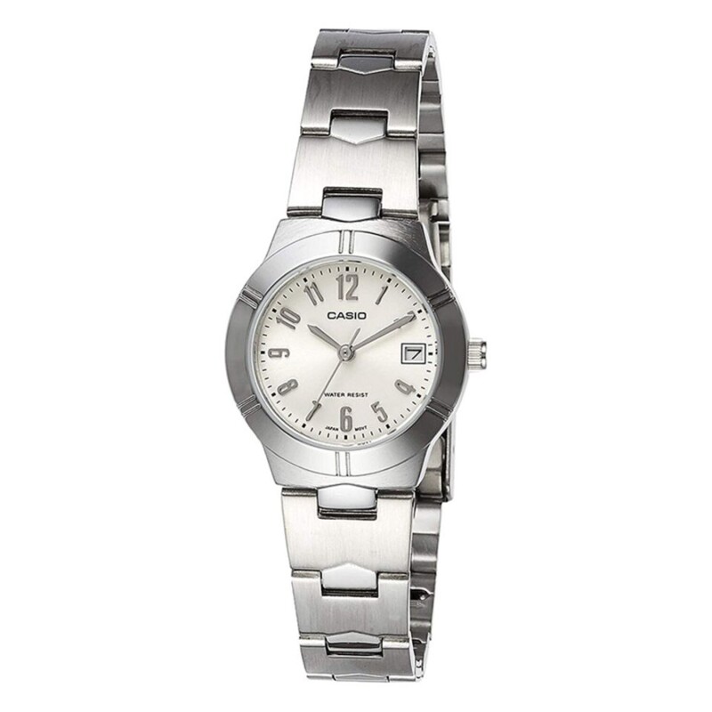 Reloj análogo en acero Casio Mujer Plateado