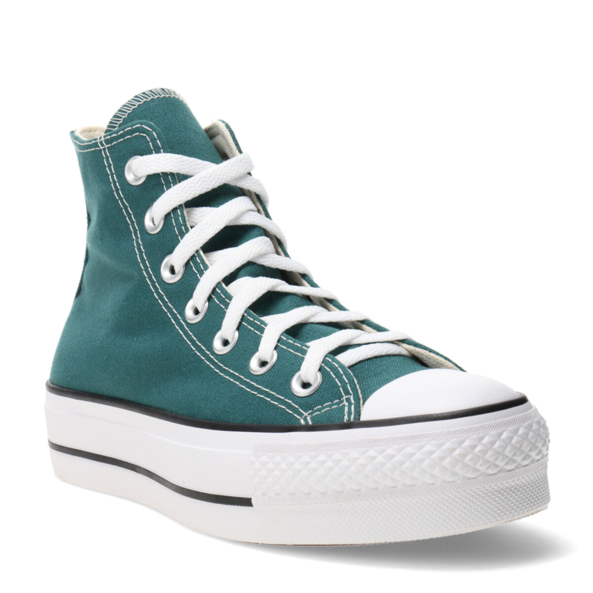 Championes de Mujer Converse - All Star Chuck Taylor Lift - Verde - Negro - Blanco 