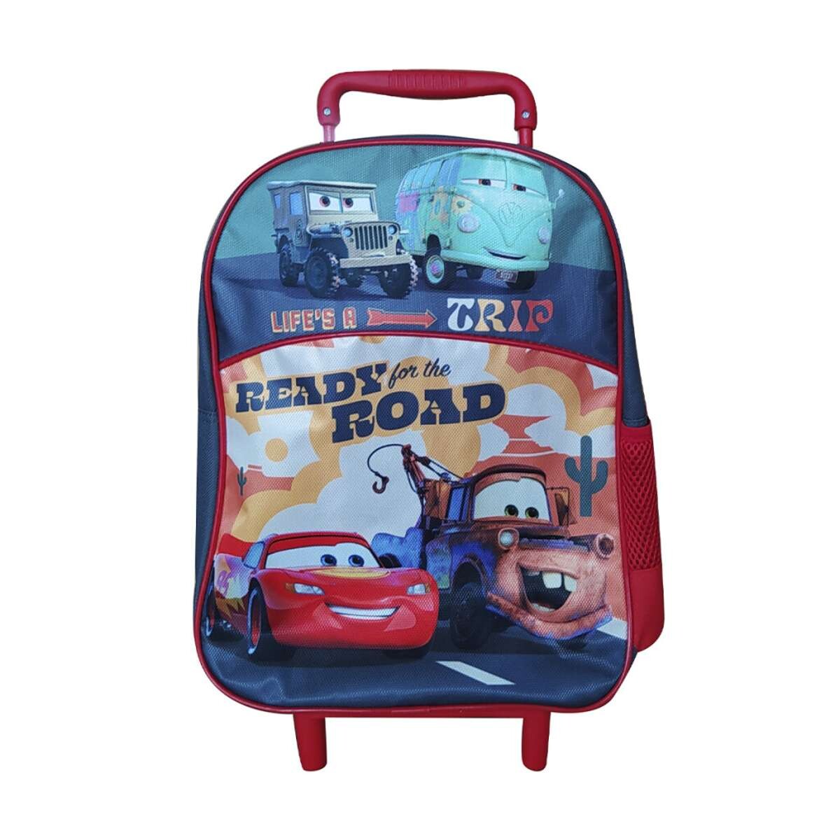 Mochila infantil Cars con Carro Tafeta Chica - 35 x 26 cm 