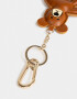 Llavero PU Llavero Y Charm De Osito De Pu - Marron Medio
