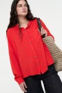 CAMISA CUELLO MAO Rojo