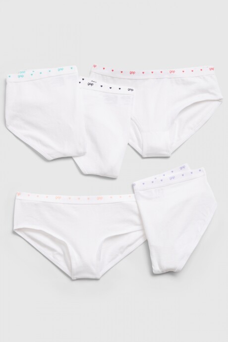 Bombachas Pack X5 Niña White000