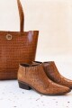 Botín Sabina Crocco Cognac