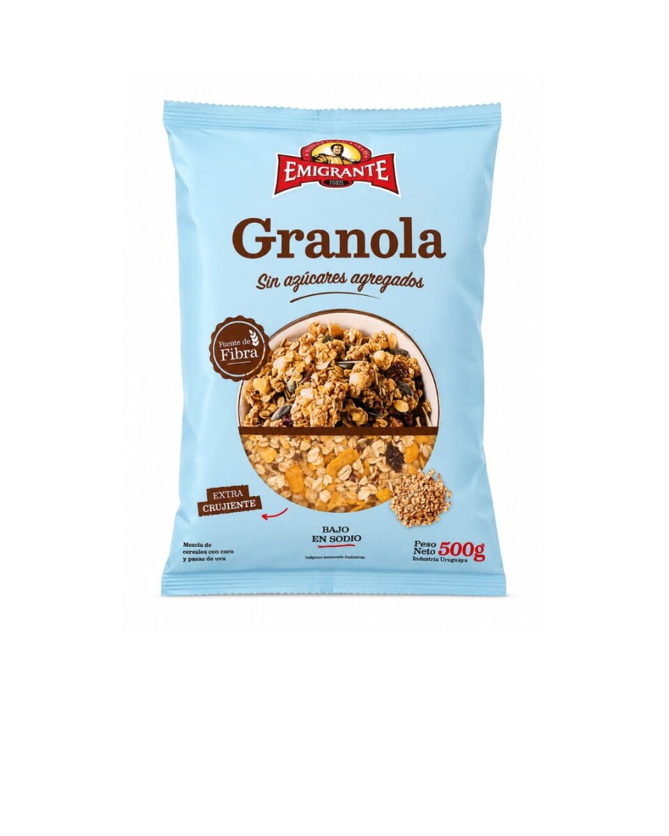 GRANOLA SIN AZÚCAR 500G 