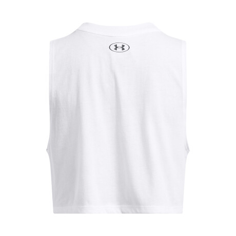 Musculosa Under Armour W Cropped Logo Tank BLANCO