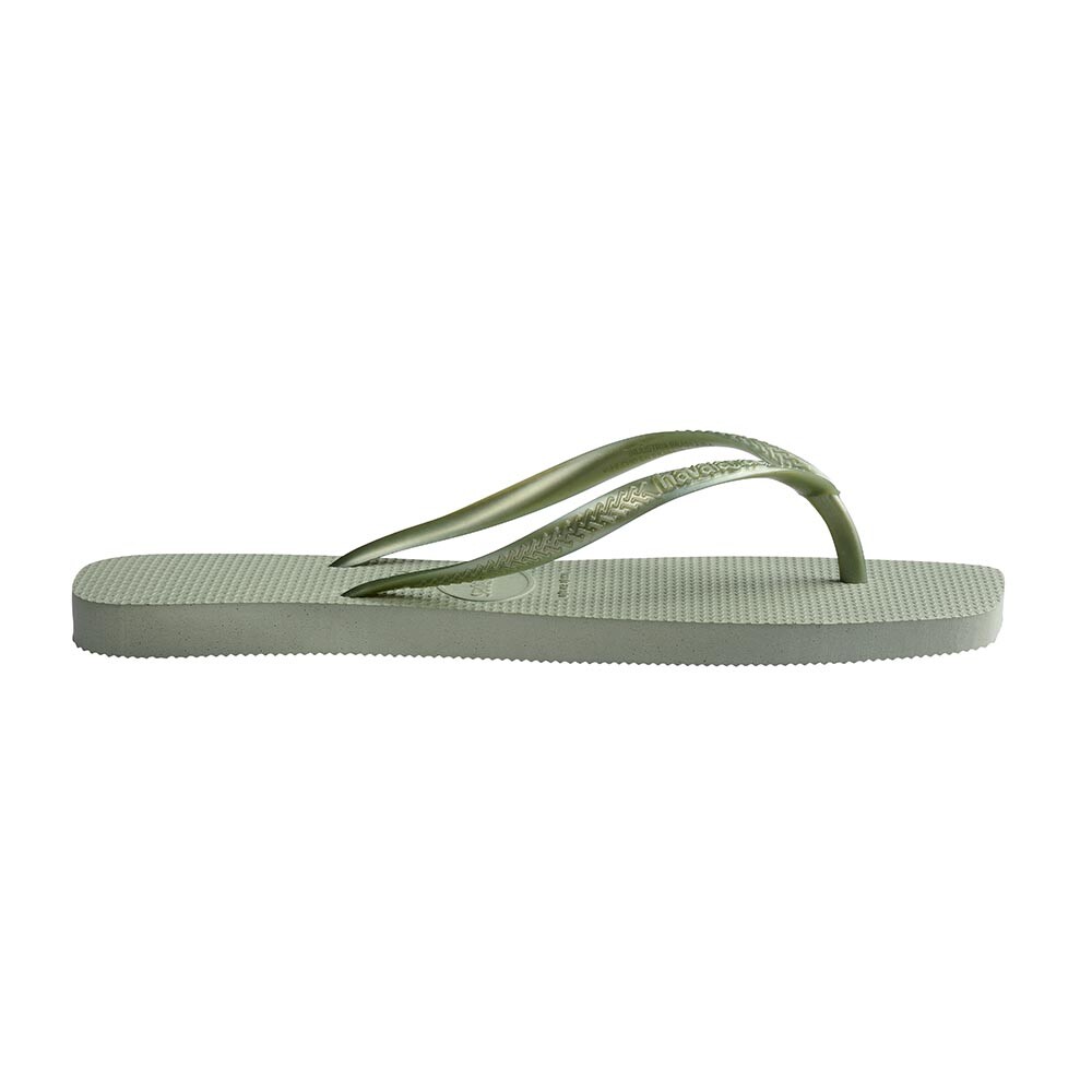 Sandalias Havaianas Slim Square Mujer Smoke Green