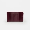 Billetera P&P En Efecto Cuero Saffiano Bordeaux