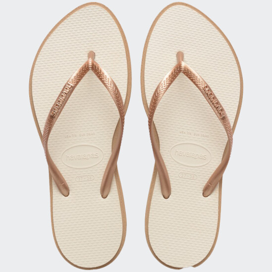 Ojotas Havaianas Slim Point Beige
