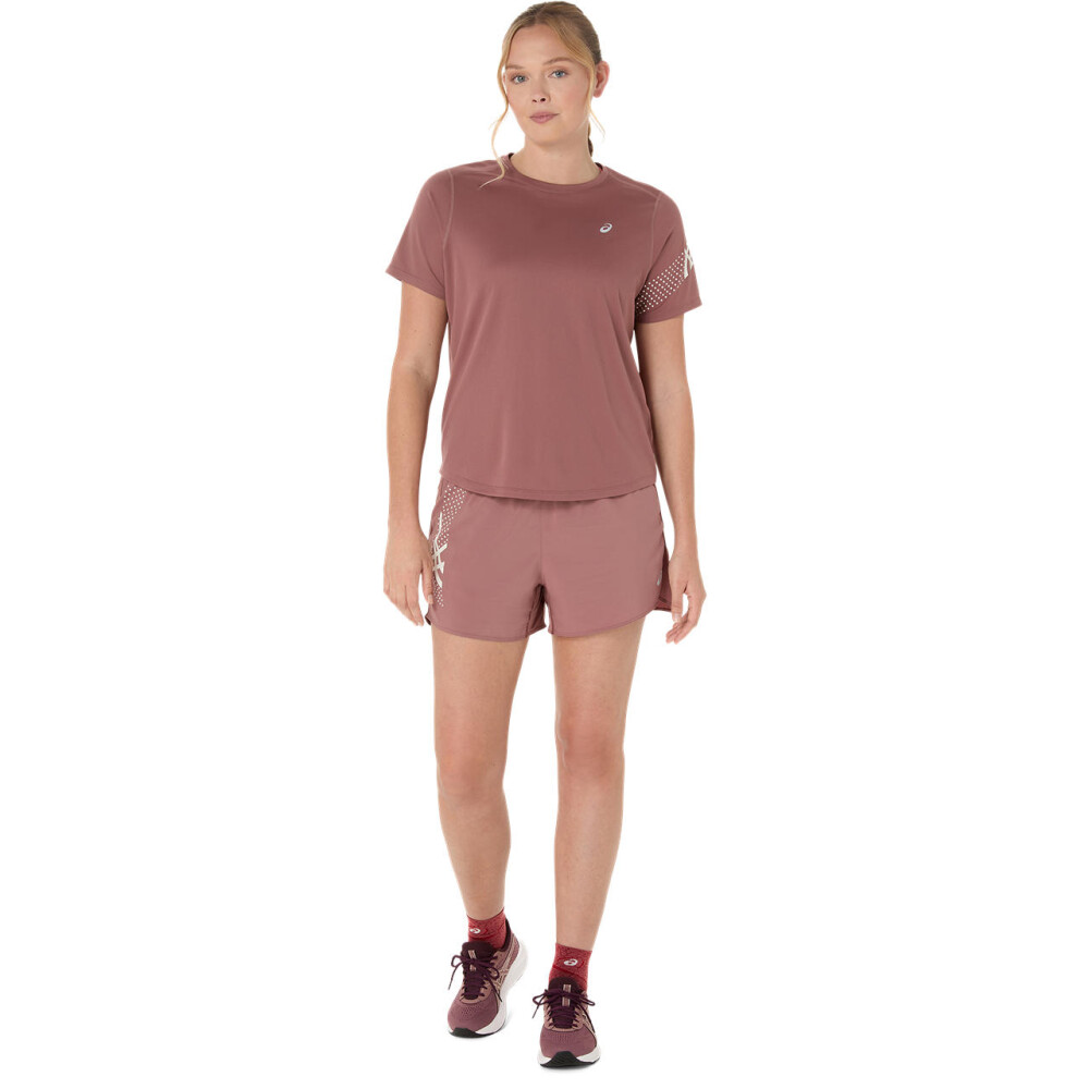 Polo Running Asics Icon SS Top Mujer Rubble Red
