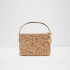 AMORETTA OffWhite TEXTILE BLACK LEATHER