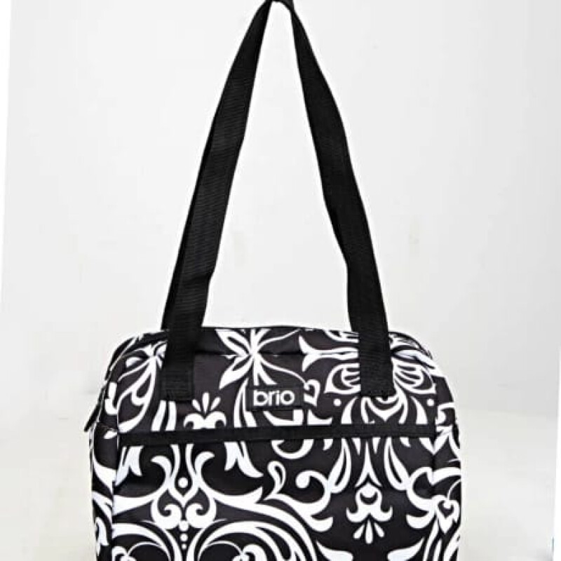 LUNCHERA FREEZABLE BRIO NEGRA Y BLANCA