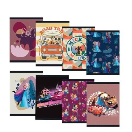 Cuaderno Rayado Licencias 96 Hojas Engrampado Disney Silueta de Minnie