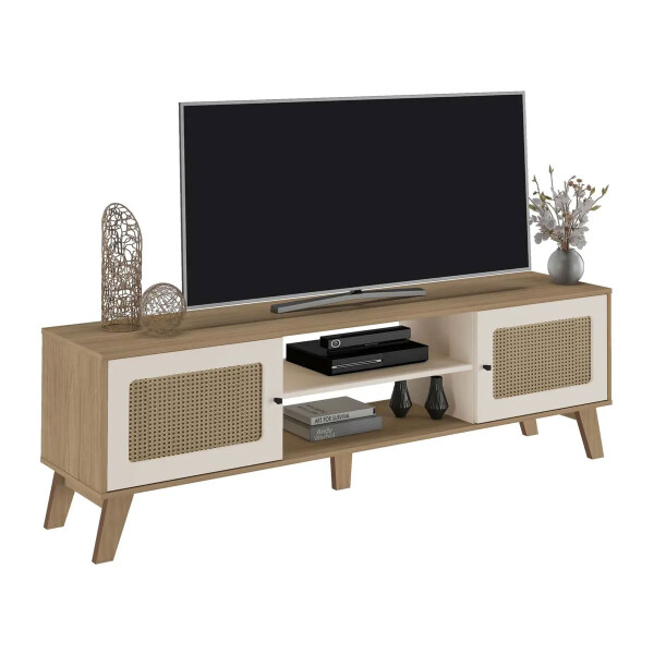 Rack de living Mdf Charlotte Nat/off N/A