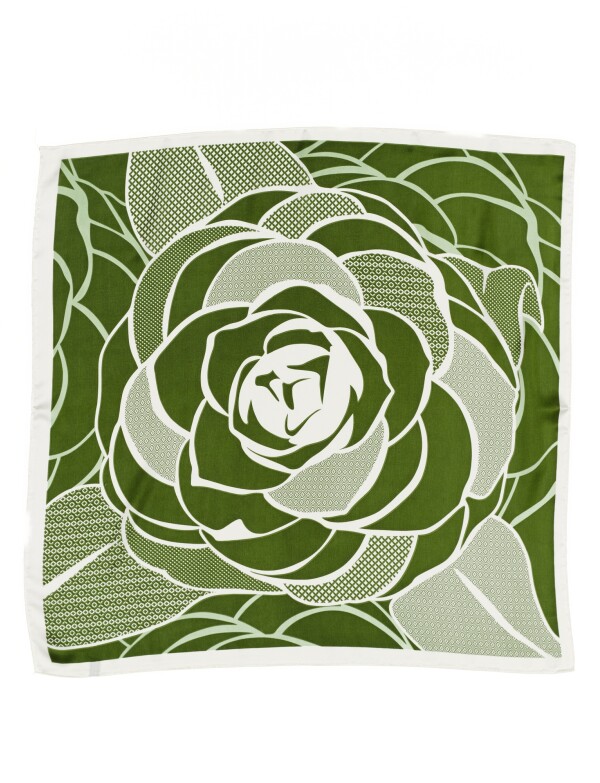 Bandana Flor VERDE/MULTI