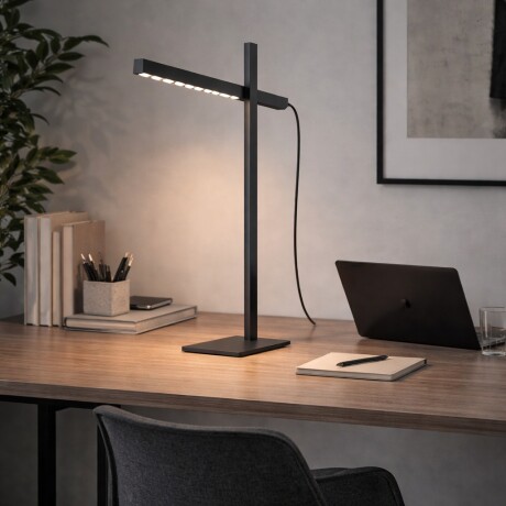 Portátil led plegable 8w 60cm Negra