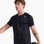 Polo Running Aero Tee Hombre Black/silver Reflective