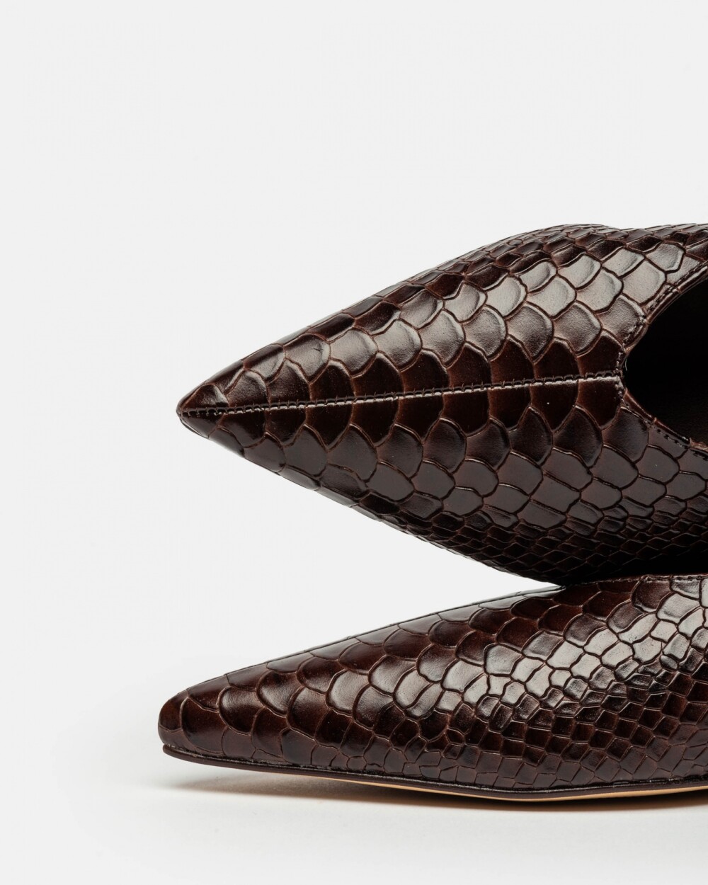 Ballerina Berta En Cuero Snake Print Marron