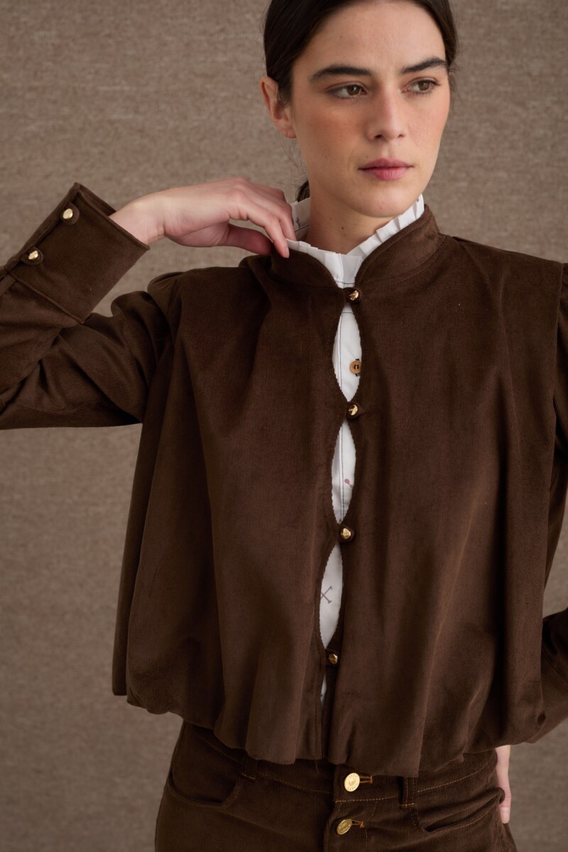 CHAQUETA BALLOON Chocolate