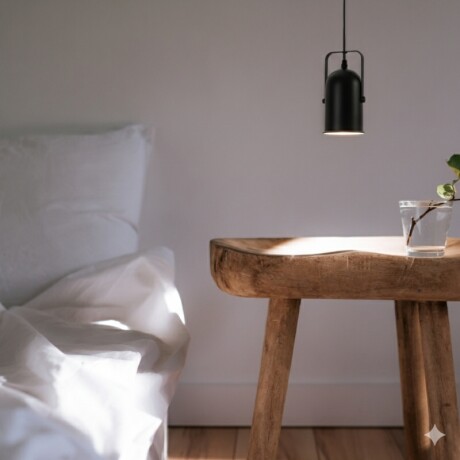 COLGANTE SHARP SMALL Luminaria Colgante Sharp Small Negra