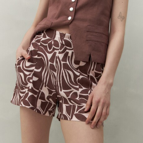 SHORT NILS PRINT Rosa Bebé