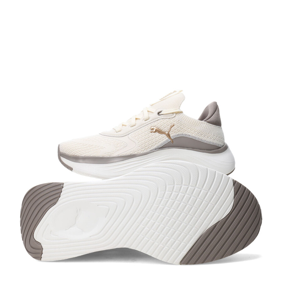 Championes de Mujer Puma Softride Mayve 2 Beige - Gris