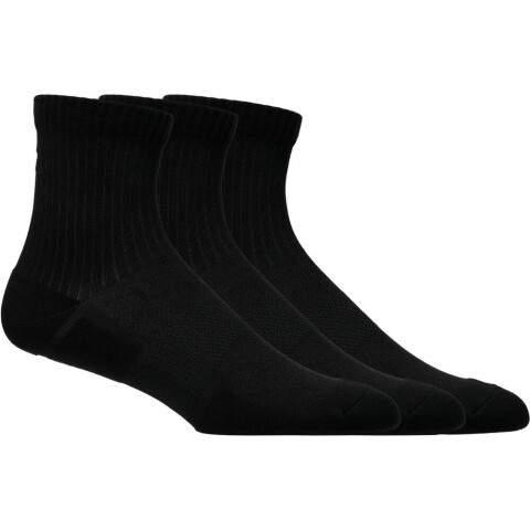 Medias Running Practice Quarter 3P Unisex Performance Black