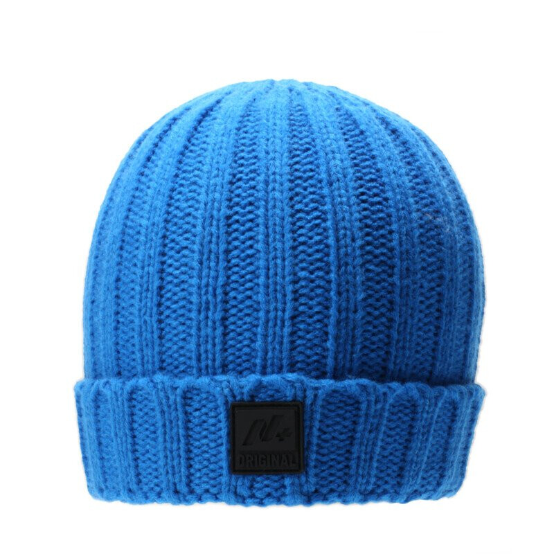 Gorro N+ Tejido Azul