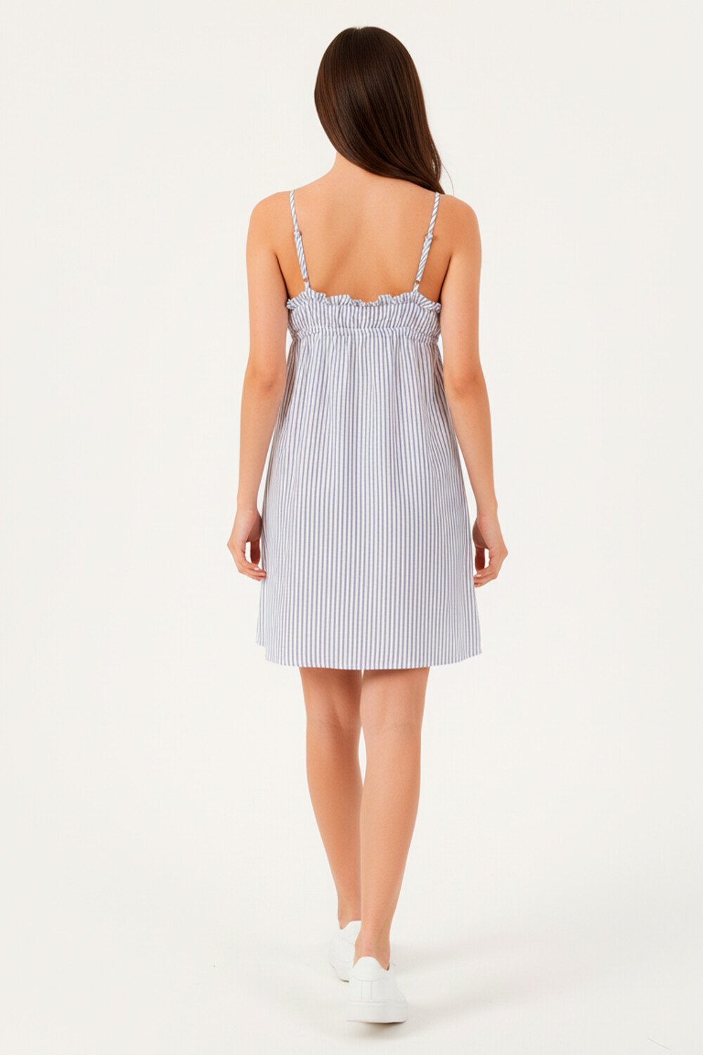 Vestido Azul Estampado 1