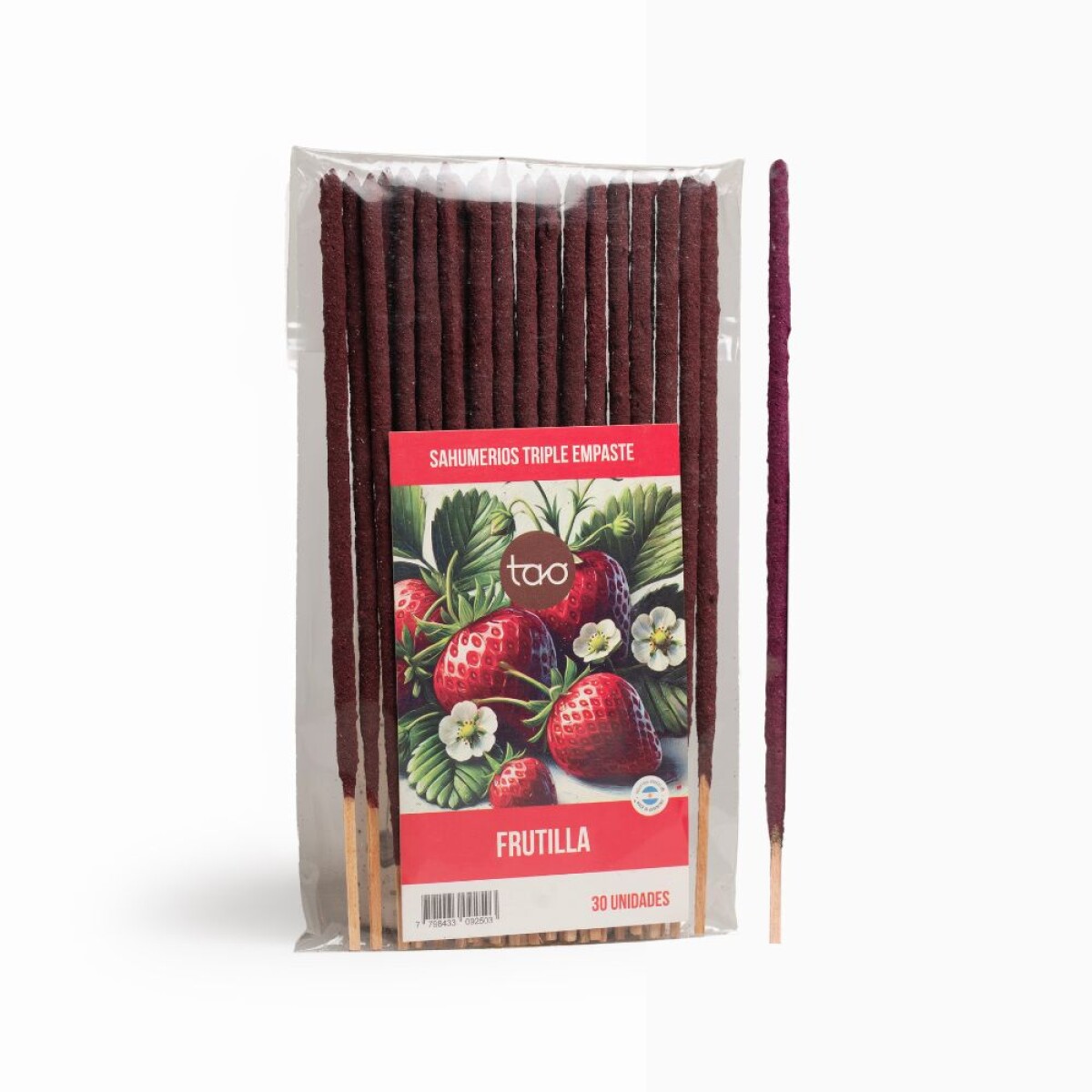 INCIENSO TAO TRIPLE EMPASTE SAGRADA MADRE X30 - PACK X2 - Frutilla 
